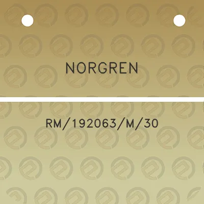 norgren-rm192063m30