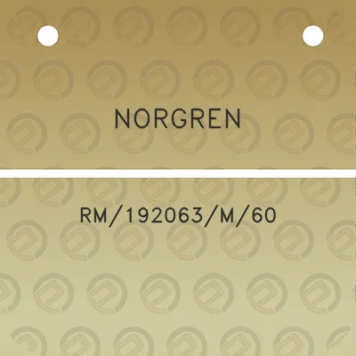 norgren-rm192063m60