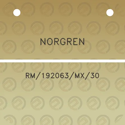 norgren-rm192063mx30