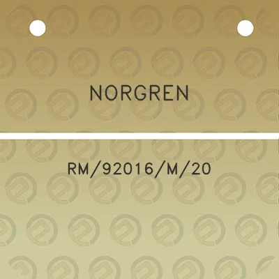 norgren-rm92016m20