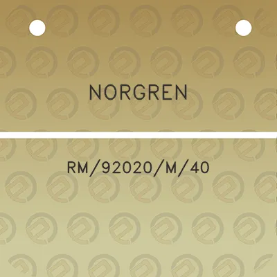 norgren-rm92020m40