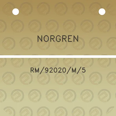 norgren-rm92020m5