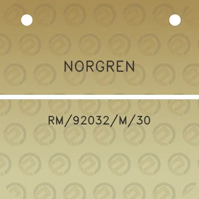 norgren-rm92032m30