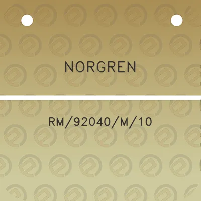 norgren-rm92040m10