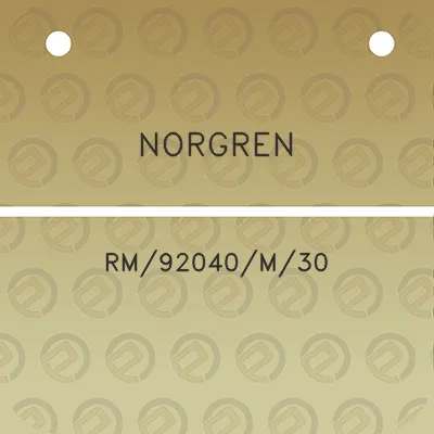 norgren-rm92040m30