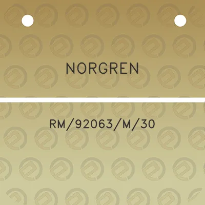 norgren-rm92063m30