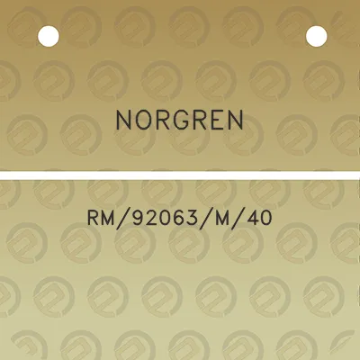 norgren-rm92063m40