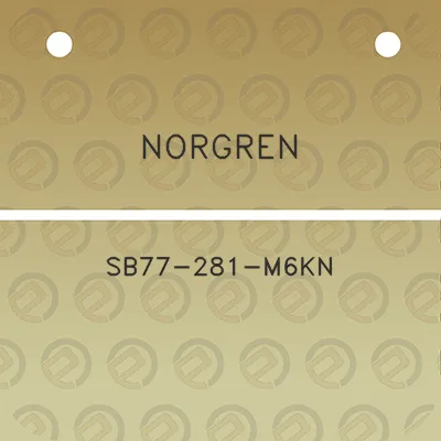 norgren-sb77-281-m6kn