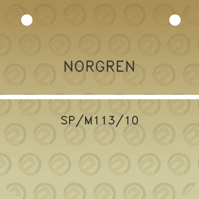 norgren-spm11310