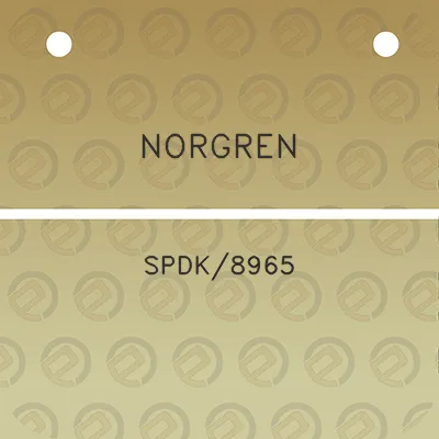 norgren-spdk8965