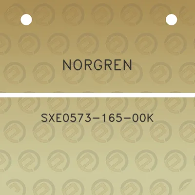 norgren-sxe0573-165-00k