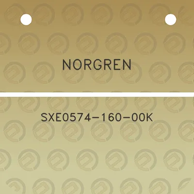 norgren-sxe0574-160-00k