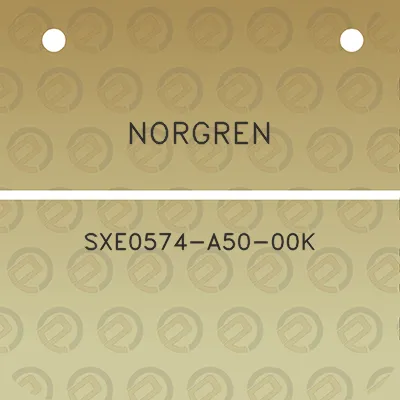 norgren-sxe0574-a50-00k