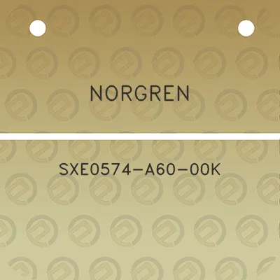 norgren-sxe0574-a60-00k