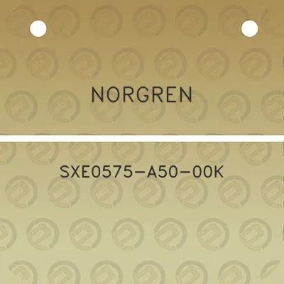 norgren-sxe0575-a50-00k