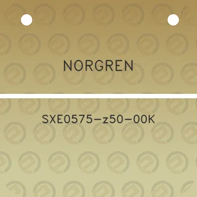 norgren-sxe0575-z50-00k