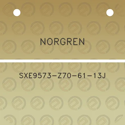 norgren-sxe9573-z70-61-13j