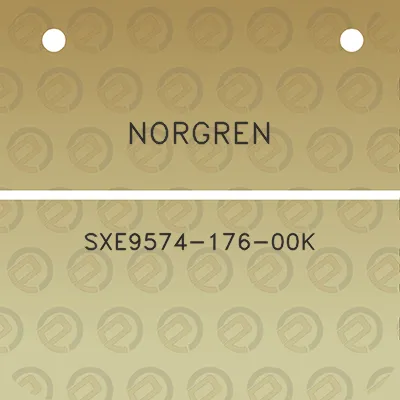 norgren-sxe9574-176-00k