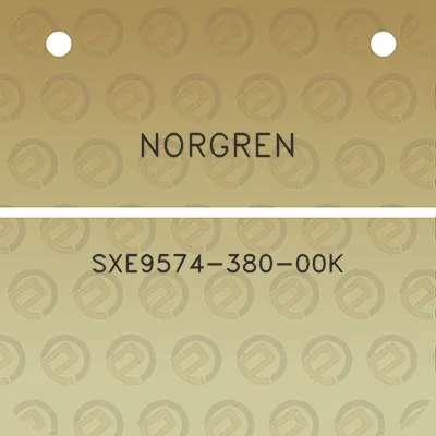 norgren-sxe9574-380-00k