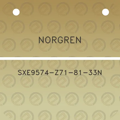 norgren-sxe9574-z71-81-33n