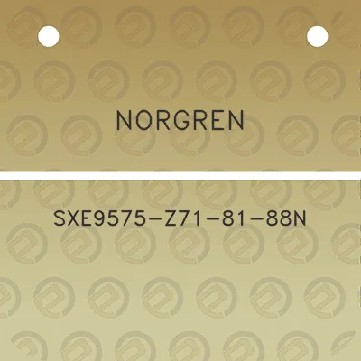 norgren-sxe9575-z71-81-88n