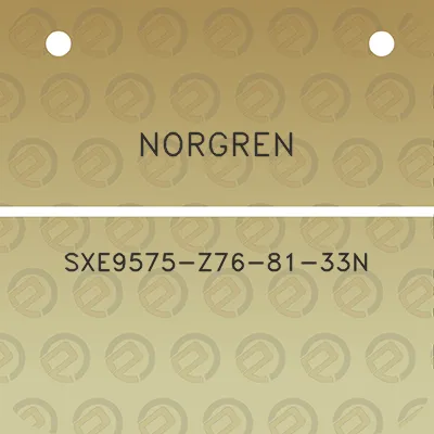 norgren-sxe9575-z76-81-33n