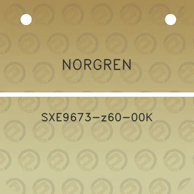 norgren-sxe9673-z60-00k