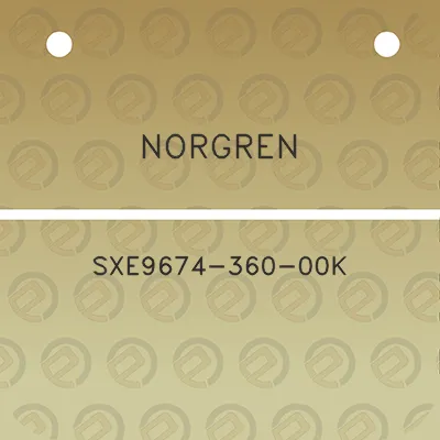 norgren-sxe9674-360-00k