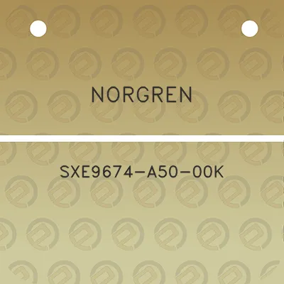 norgren-sxe9674-a50-00k