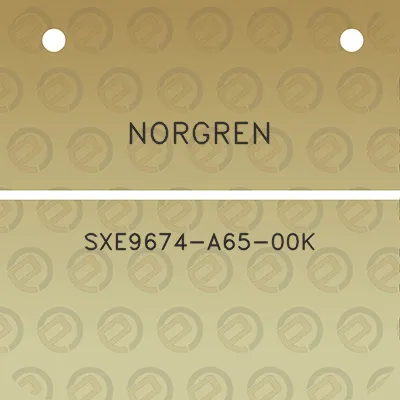 norgren-sxe9674-a65-00k