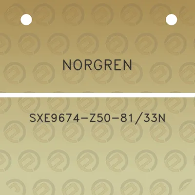 norgren-sxe9674-z50-8133n