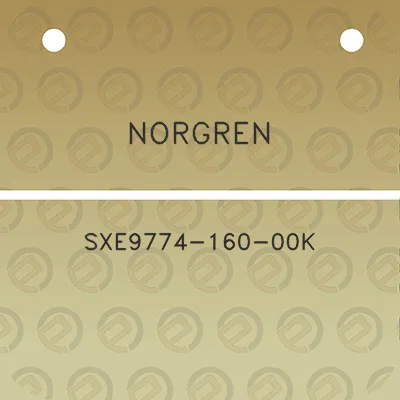 norgren-sxe9774-160-00k