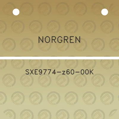 norgren-sxe9774-z60-00k