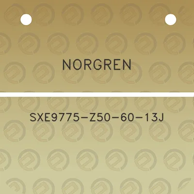 norgren-sxe9775-z50-60-13j