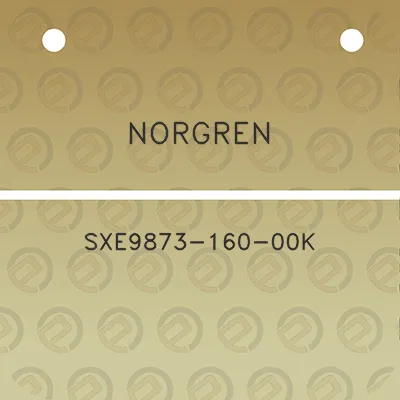 norgren-sxe9873-160-00k