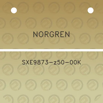 norgren-sxe9873-z50-00k