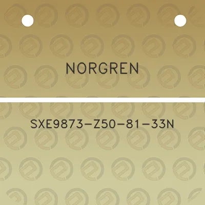 norgren-sxe9873-z50-81-33n