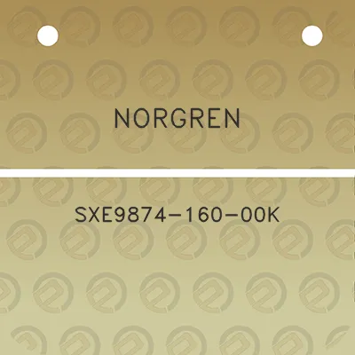 norgren-sxe9874-160-00k