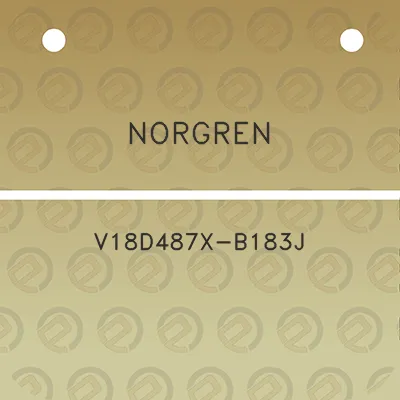 norgren-v18d487x-b183j