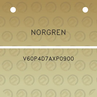 norgren-v60p4d7axp0900