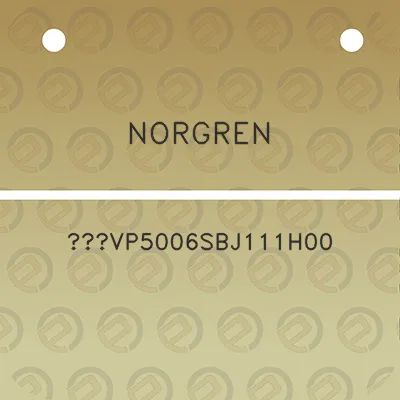 norgren-vp5006sbj111h00