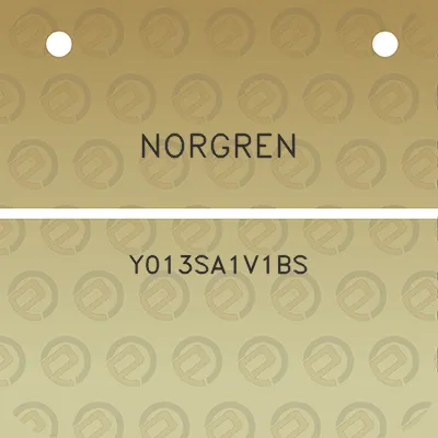 norgren-y013sa1v1bs