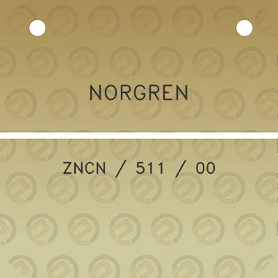 norgren-zncn-511-00