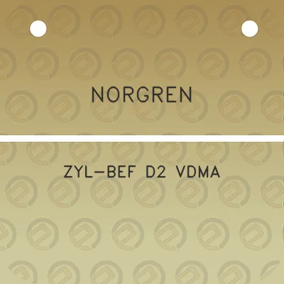 norgren-zyl-bef-d2-vdma