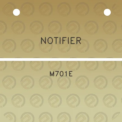 notifier-m701e