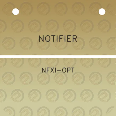 notifier-nfxi-opt