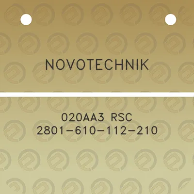 novotechnik-020aa3-rsc-2801-610-112-210