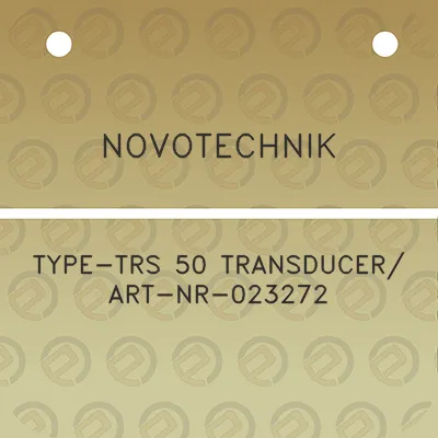 novotechnik-type-trs-50-transducer-art-nr-023272