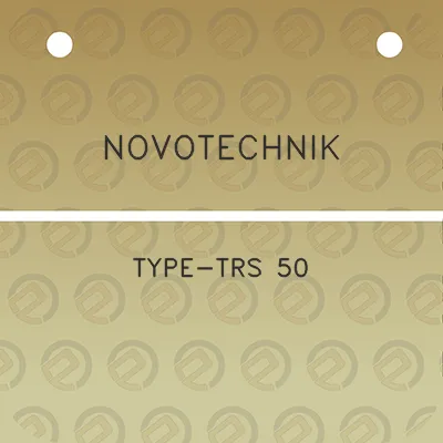 novotechnik-type-trs-50