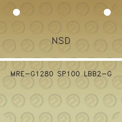 nsd-mre-g1280-sp100-lbb2-g